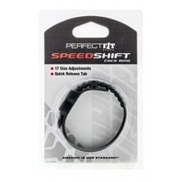 PERFECT FIT BRAND - SPEED SHIFT COCK RING BLACK 2